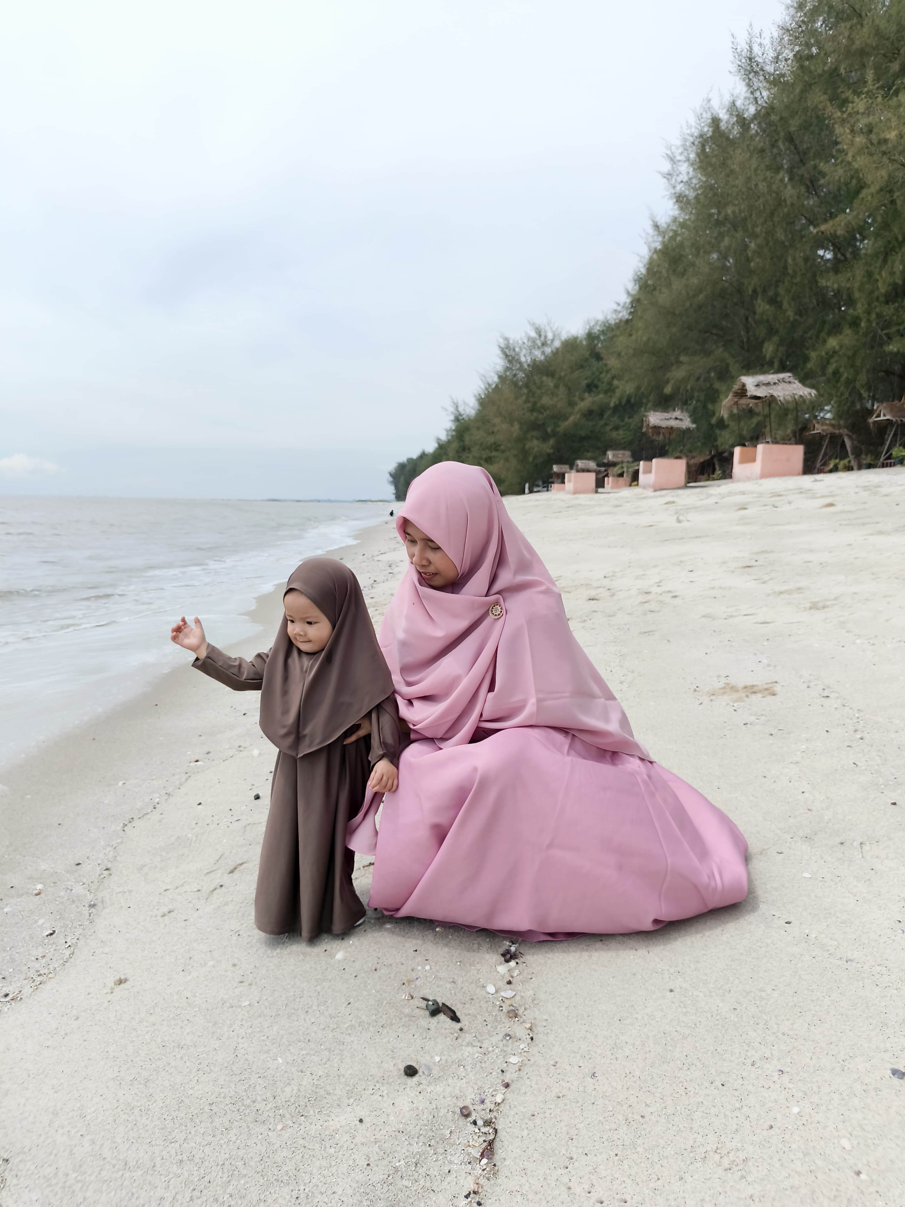 pantai cemara kembar serdang bedagai
